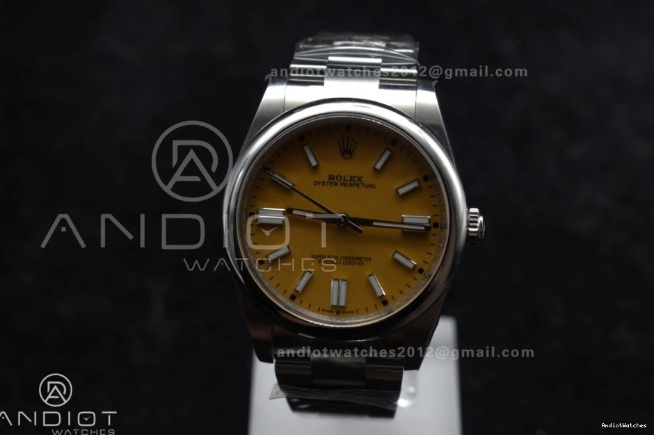 Oyster VR 937 904L Clean Best Edition 124300 1:1 Yellow Steel OnTrend 41mm Dial Perpetual 0417